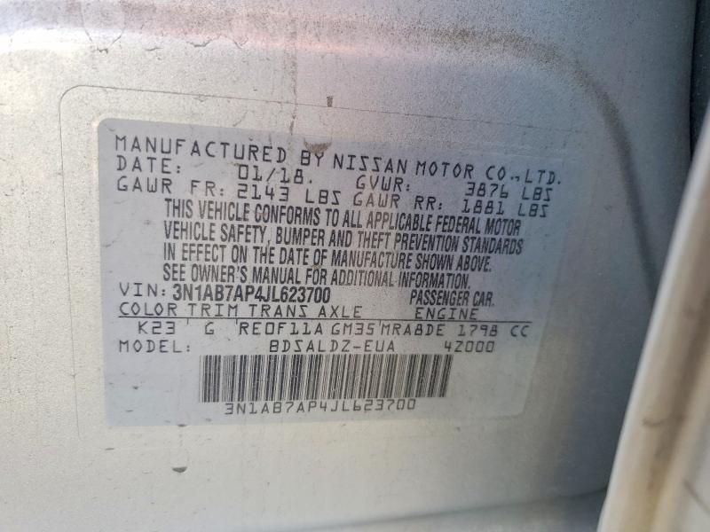 2018 Nissan Sentra s