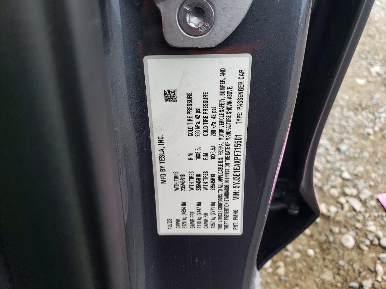 2023 Tesla Model 3