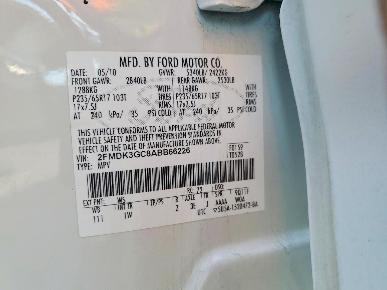 2010 Ford Edge se