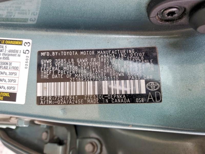 2007 Toyota Corolla ce