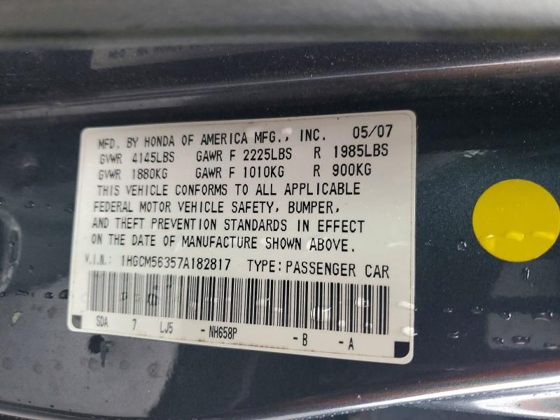 2007 Honda Accord se