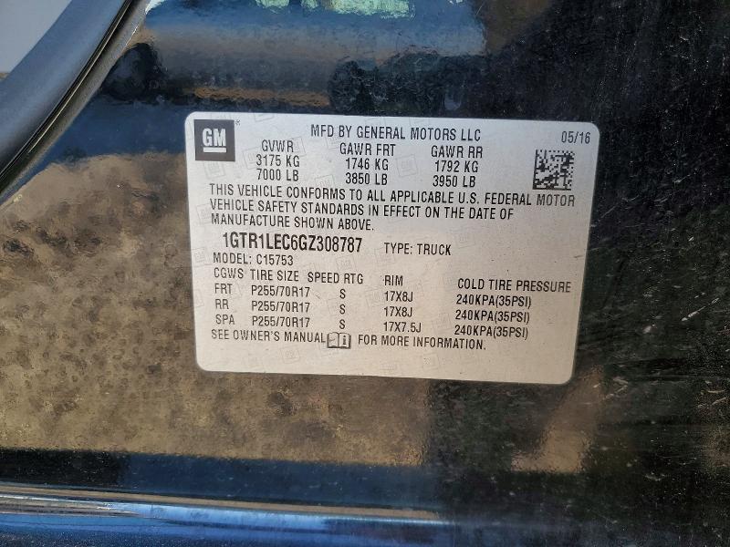 2016 GMC Sierra C1500