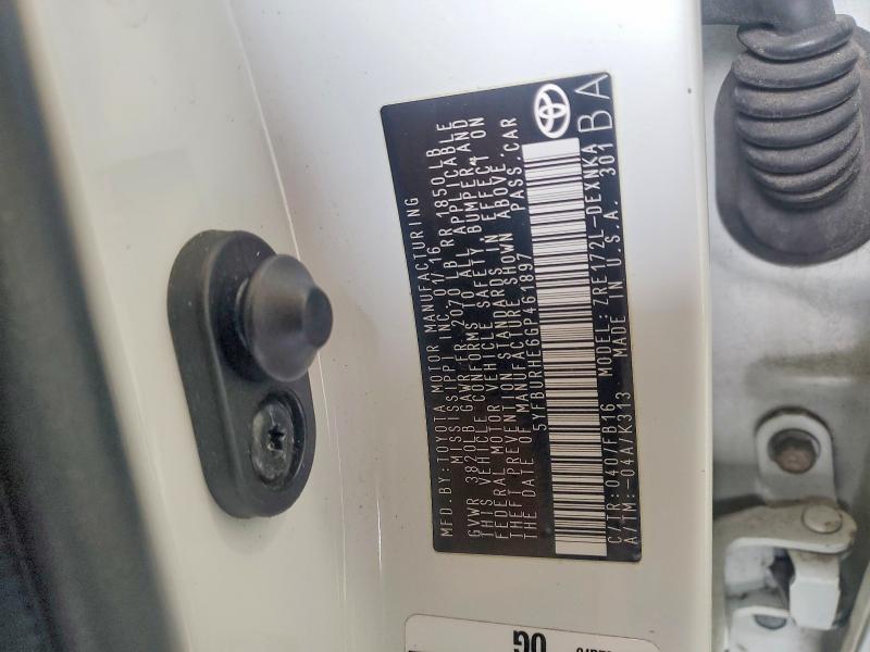 2016 Toyota Corolla le