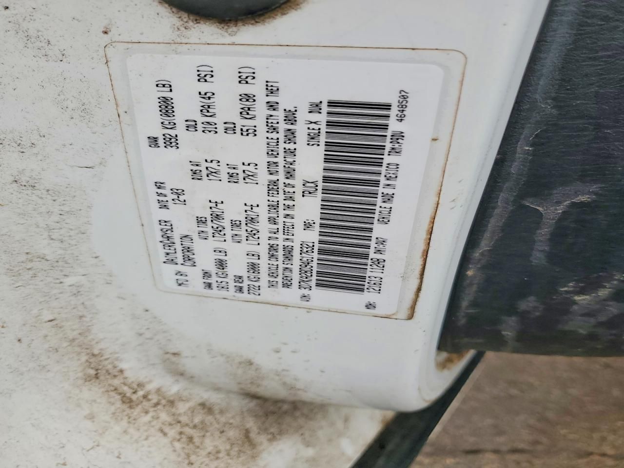 2004 Dodge Ram 2500 st