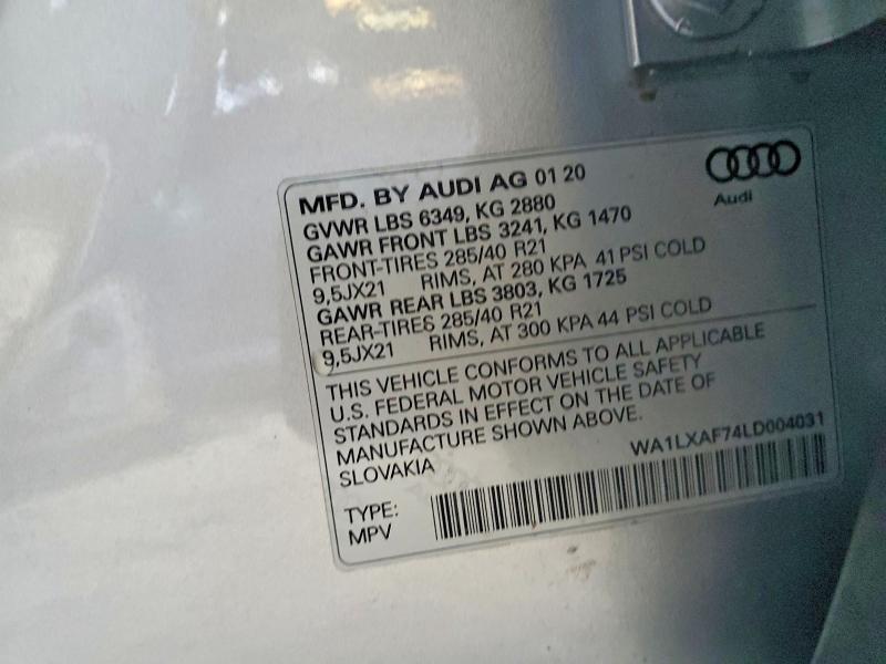 2020 Audi Q7 Premium Plus