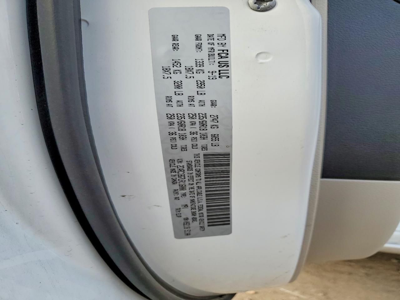 2020 Chrysler Pacifica Touring l