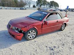 BMW salvage cars for sale: 2001 BMW 325 ci