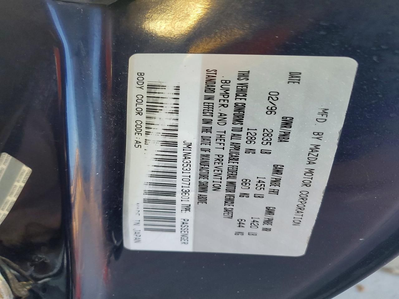 1996 Mazda Mx-5 Miata