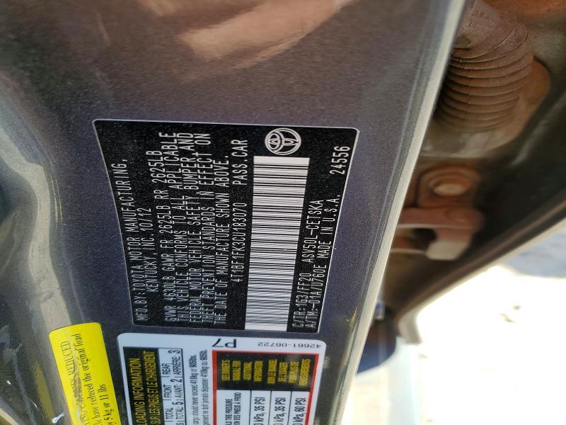 2012 Toyota Camry Base