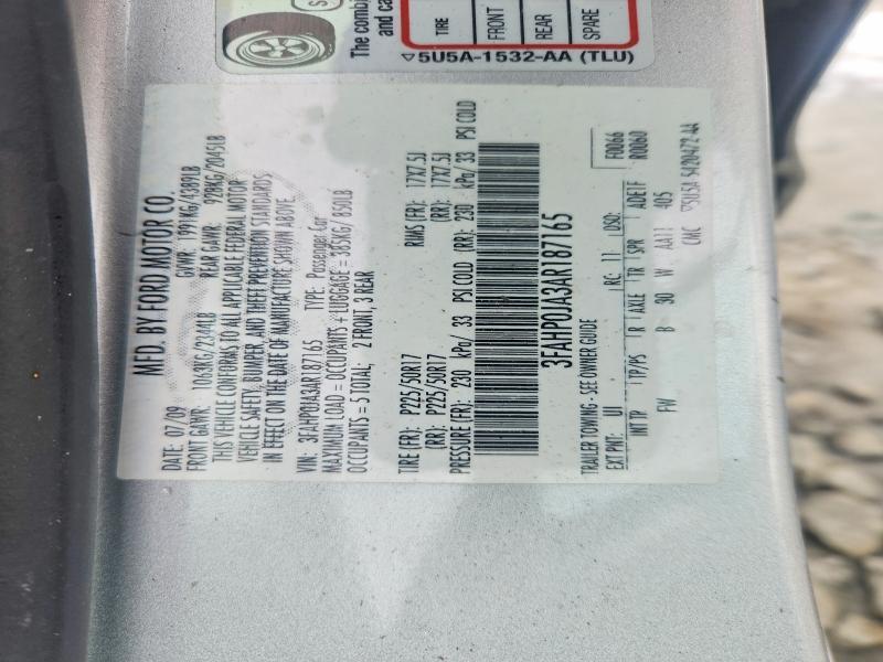 2010 Ford Fusion sel