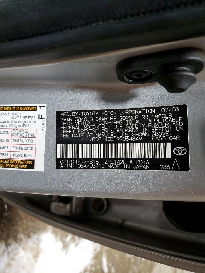 2009 Toyota Corolla Base