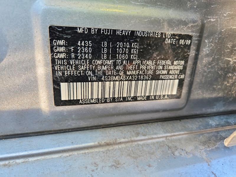 2010 Subaru Legacy 2.5i