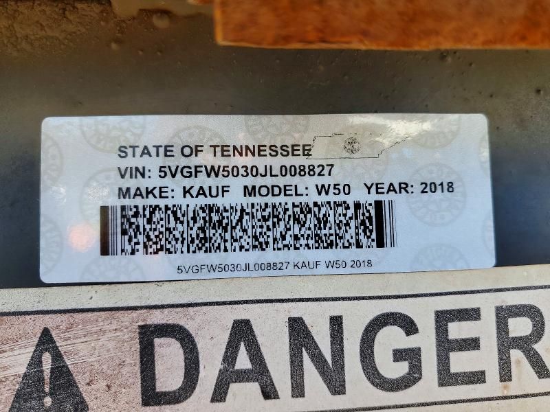 2018 Kaufman Car Carrier