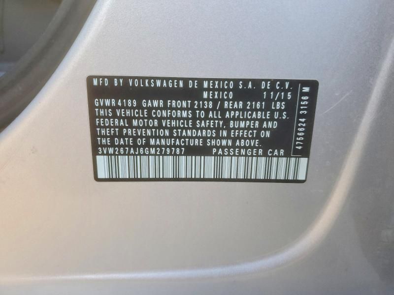 2016 Volkswagen Jetta s