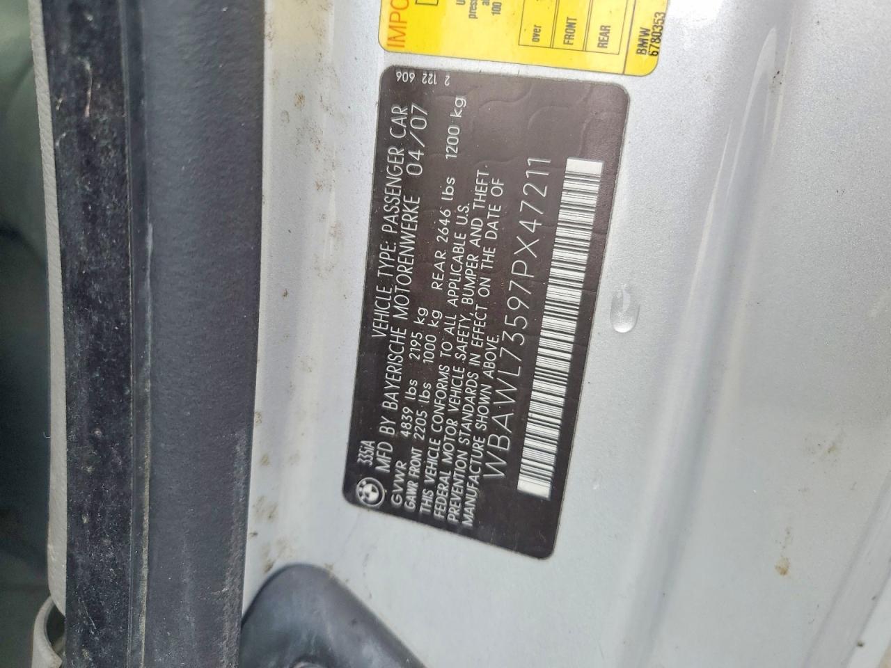 2007 BMW 335 i
