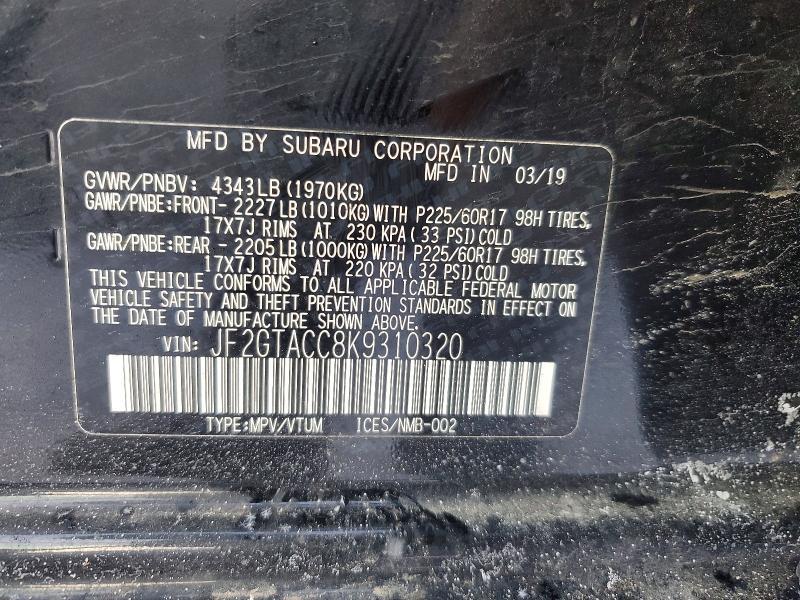 2019 Subaru Crosstrek Premium