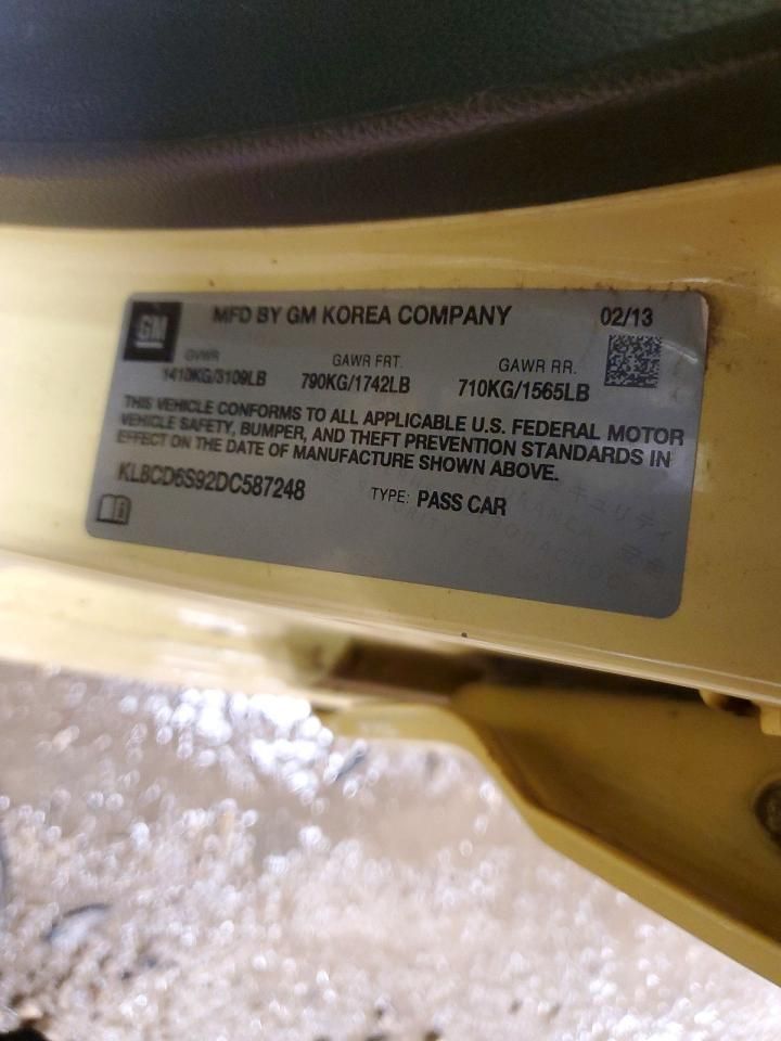 2013 Chevrolet Spark 1LT