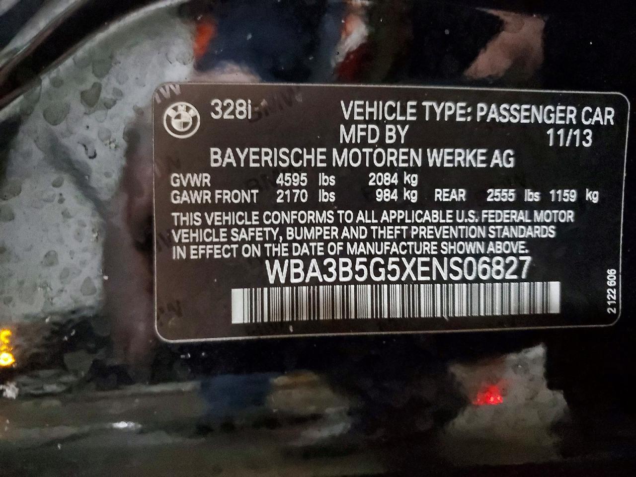 2014 BMW 328 xi Sulev