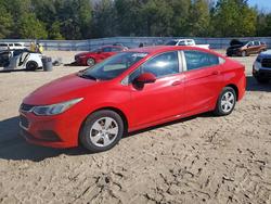 Vehiculos salvage en venta de Copart Midway, FL: 2016 Chevrolet Cruze ls