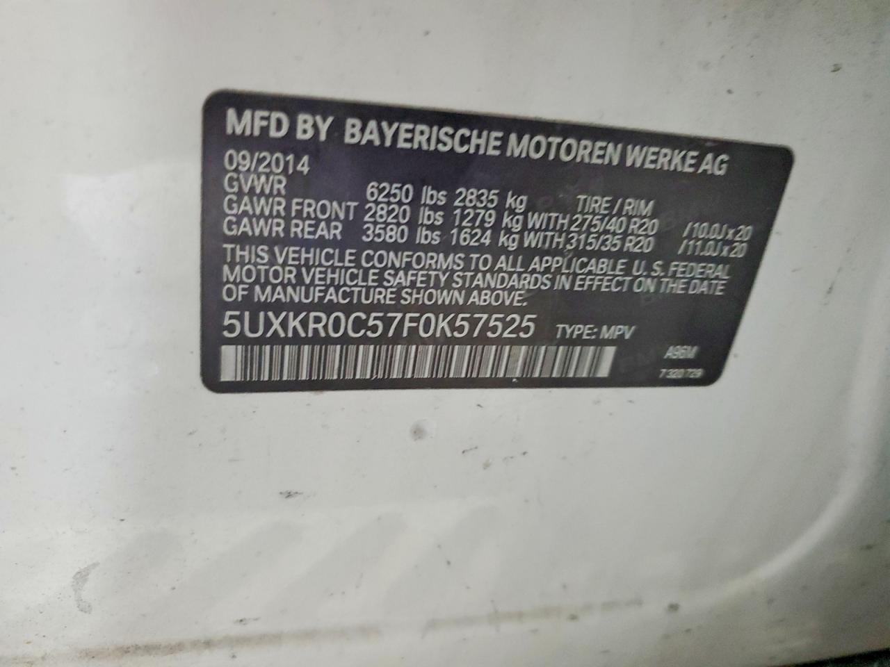 2015 BMW X5 Xdrive35i