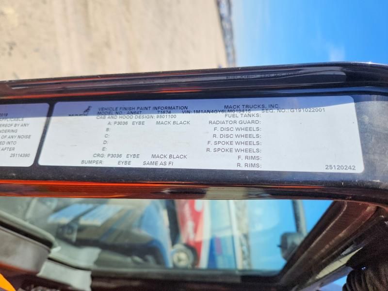 2020 Mack Anthem Semi Truck