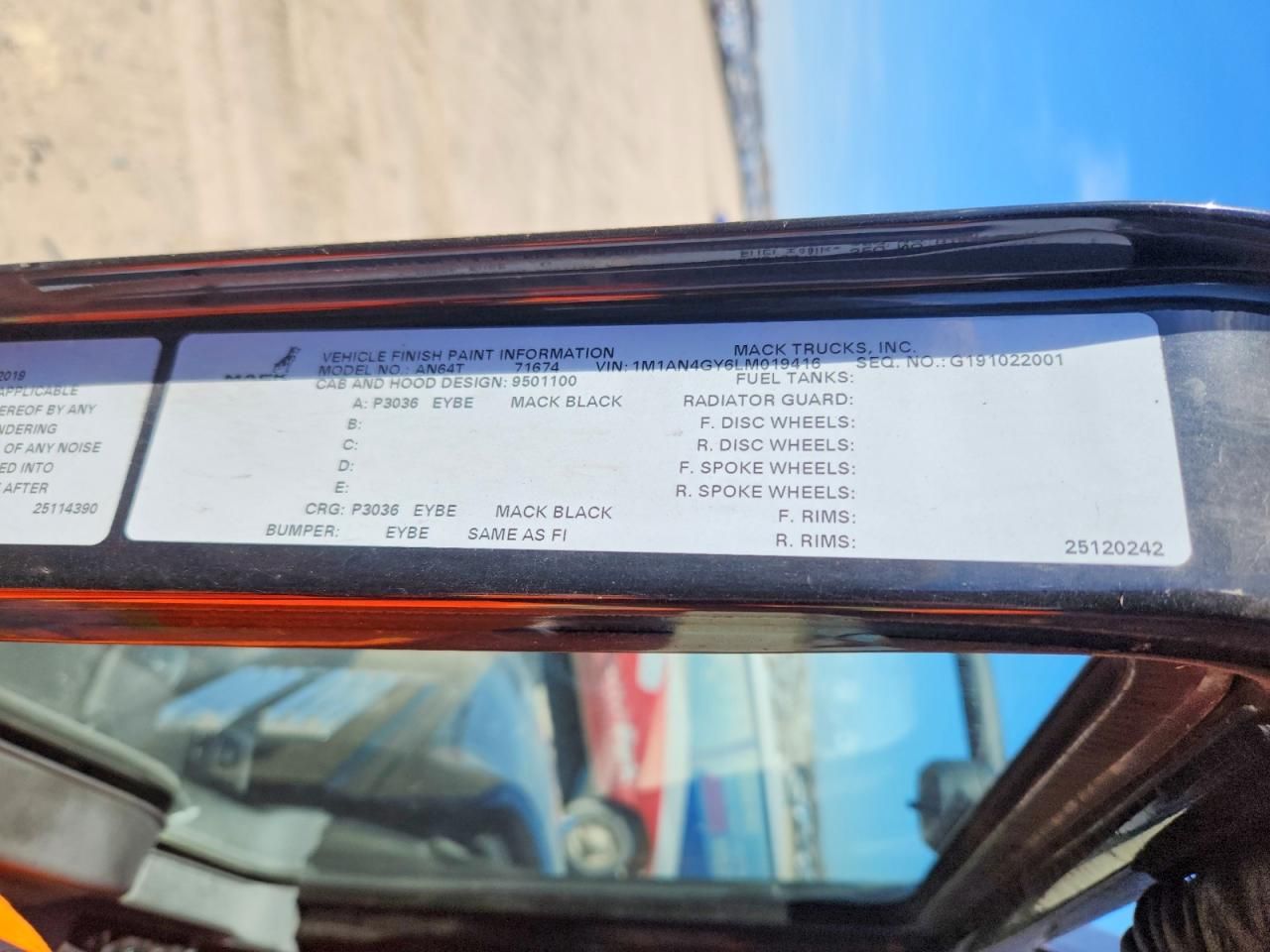 2020 Mack Anthem Semi Truck