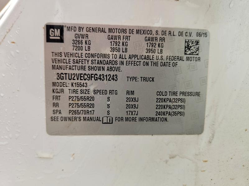 2015 GMC Sierra K1500 SLT