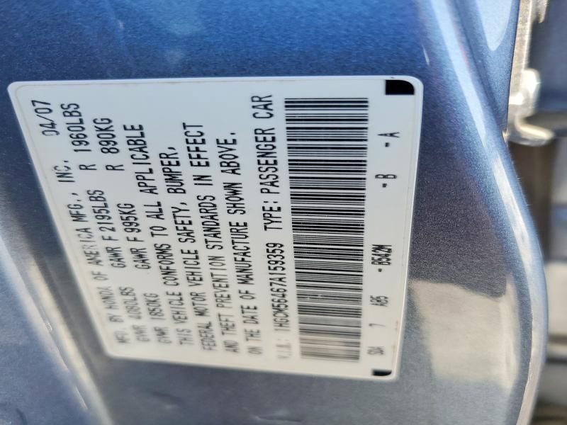 2007 Honda Accord lx