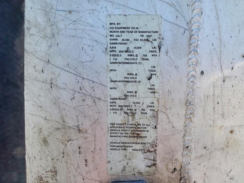 2007 Cei Pacer Tanker