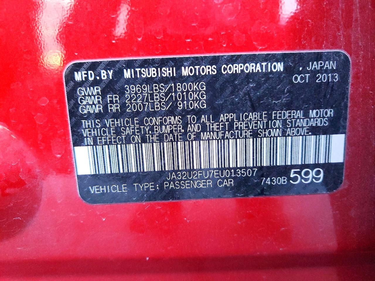 2014 Mitsubishi Lancer Es/es Sport