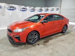 KIA salvage cars for sale: 2021 KIA Forte gt Line