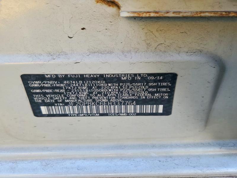 2014 Subaru Xv Crosstrek 2.0i Hybrid Touring