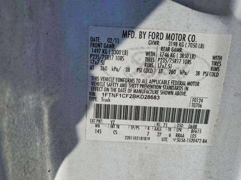 2011 Ford F150