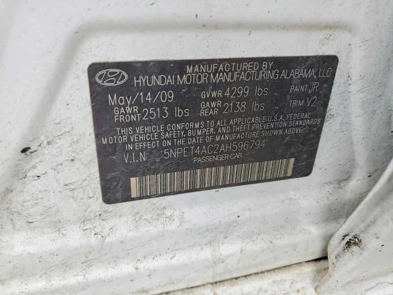2010 Hyundai Sonata gls