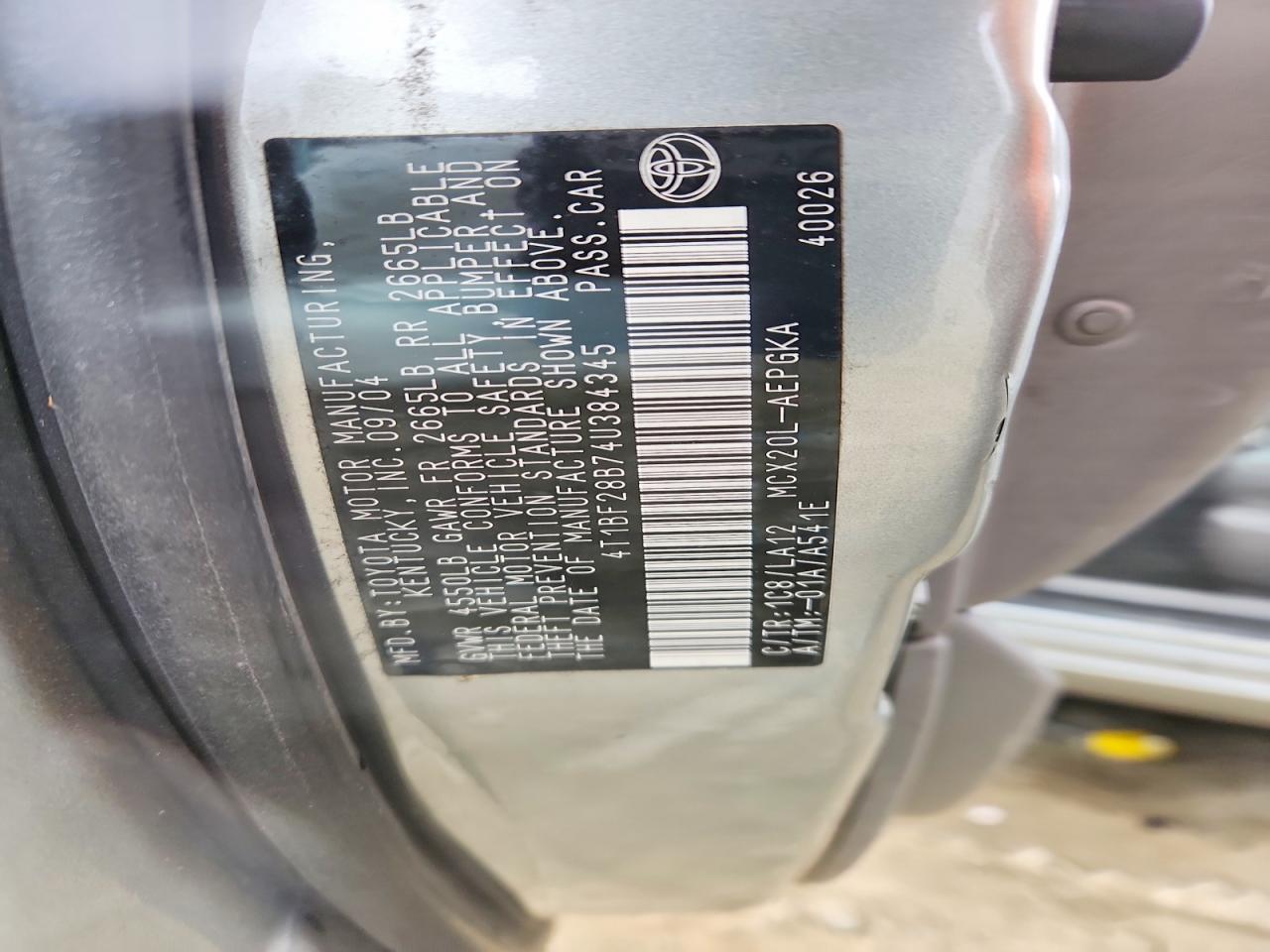 2004 Toyota Avalon xl