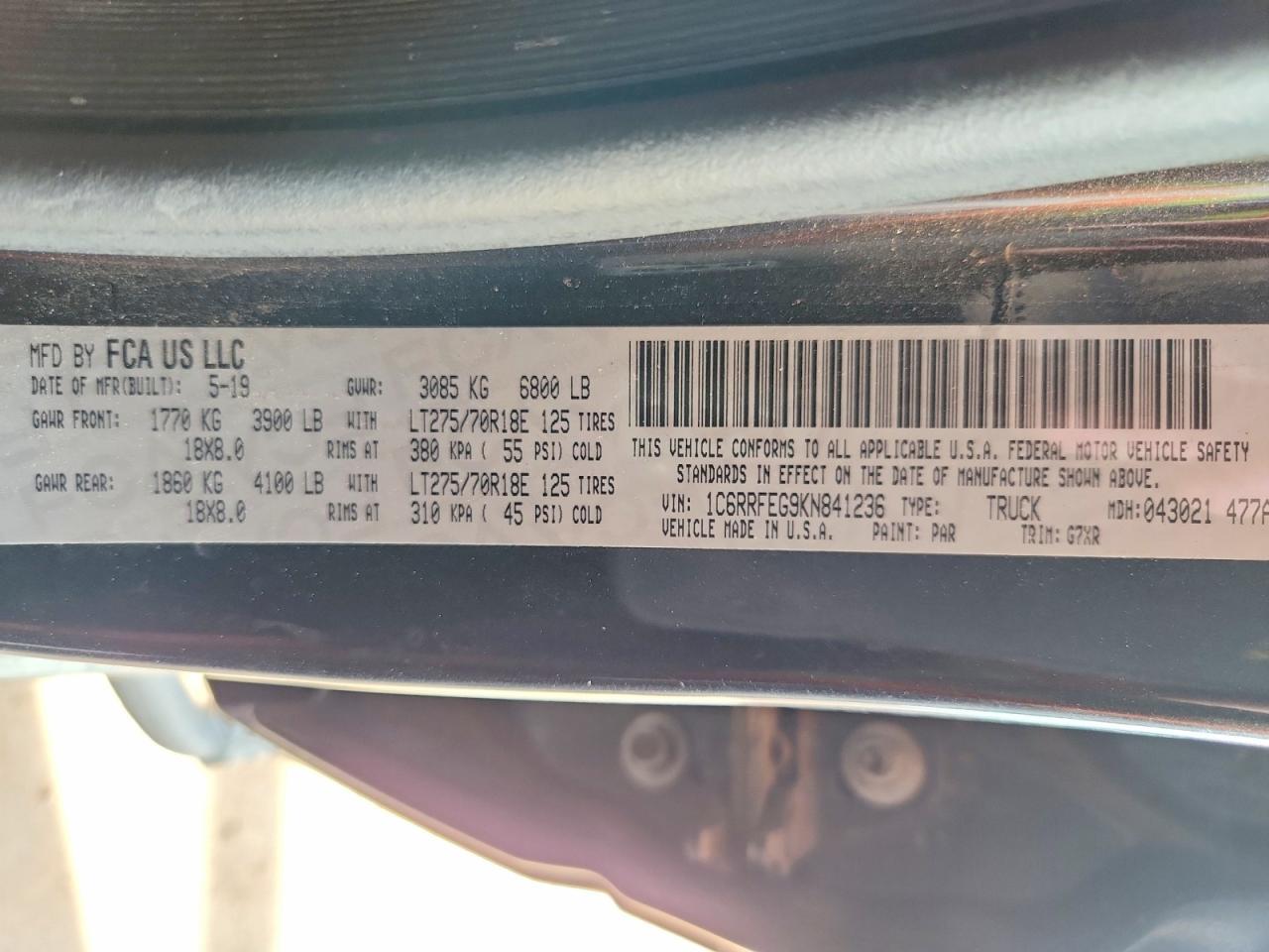 2019 Dodge RAM 1500 Rebel