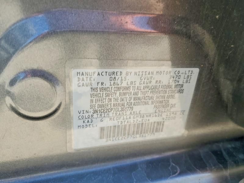 2016 Nissan Versa Note s