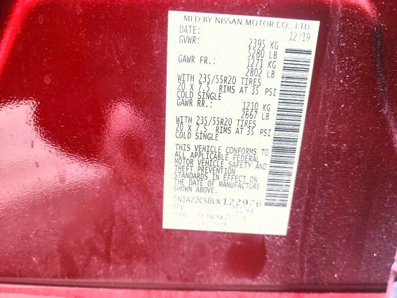 2020 Nissan Murano sl