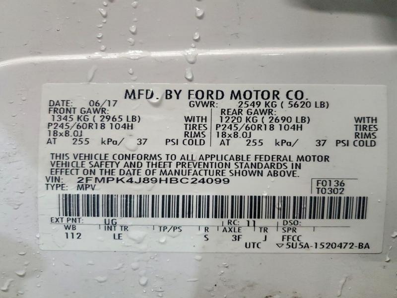 2017 Ford Edge sel