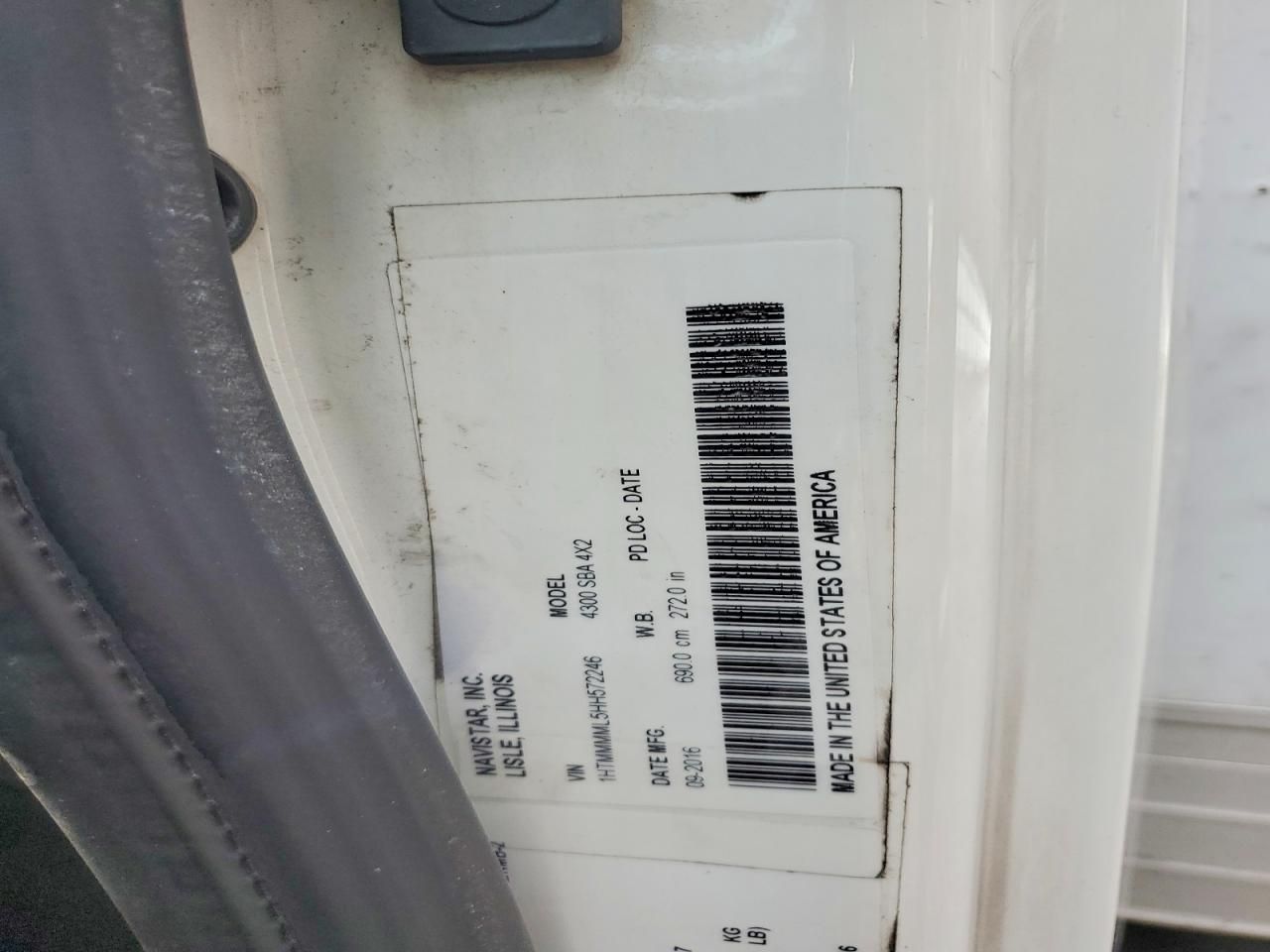 2017 International 4300 BOX Truck