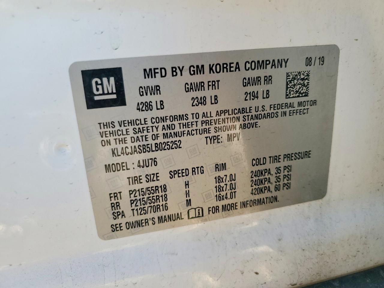 2020 Buick Encore Preferred