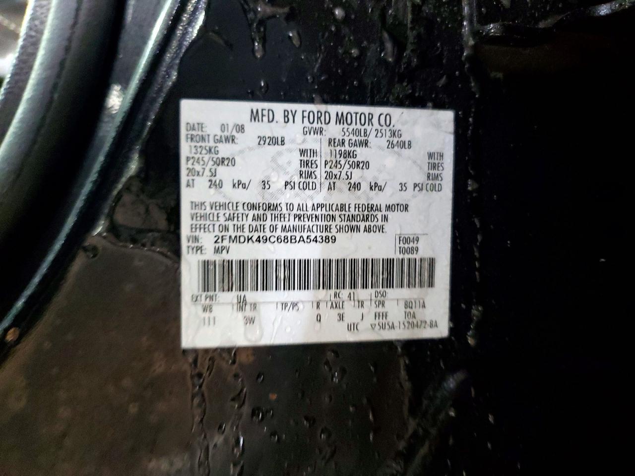 2008 Ford Edge Limited