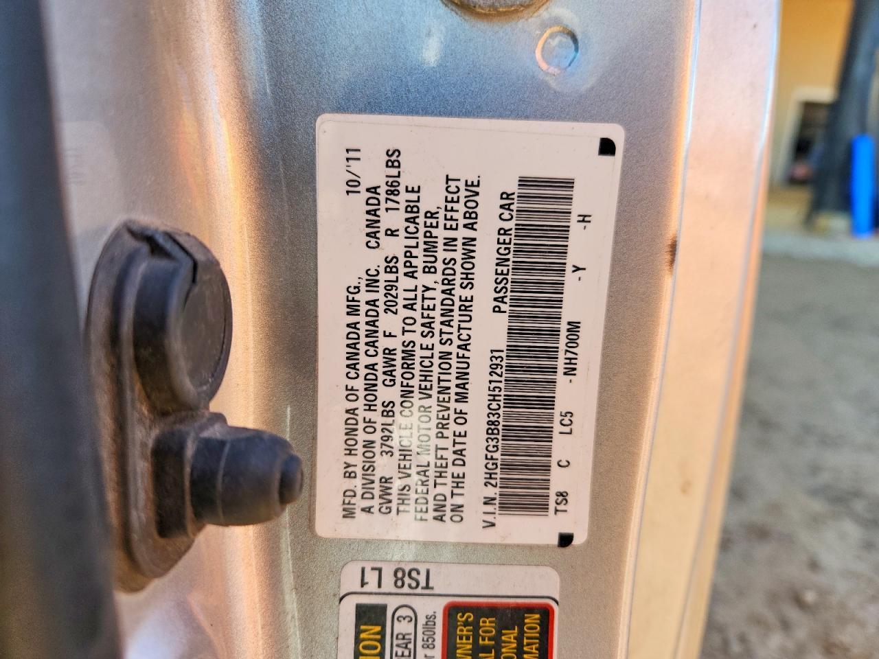 2012 Honda Civic ex
