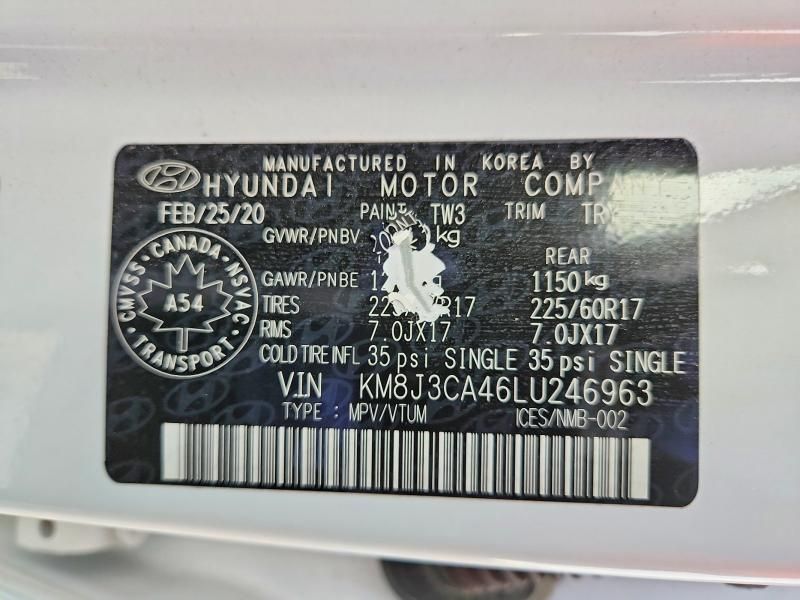 2020 Hyundai Tucson Limited