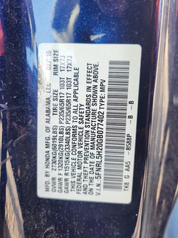 2016 Honda Odyssey lx