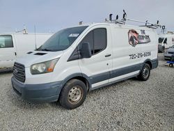 Salvage trucks for sale at Brighton, CO auction: 2015 Ford Transit T-150