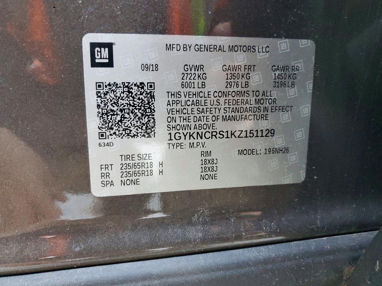 2019 Cadillac XT5 Luxury