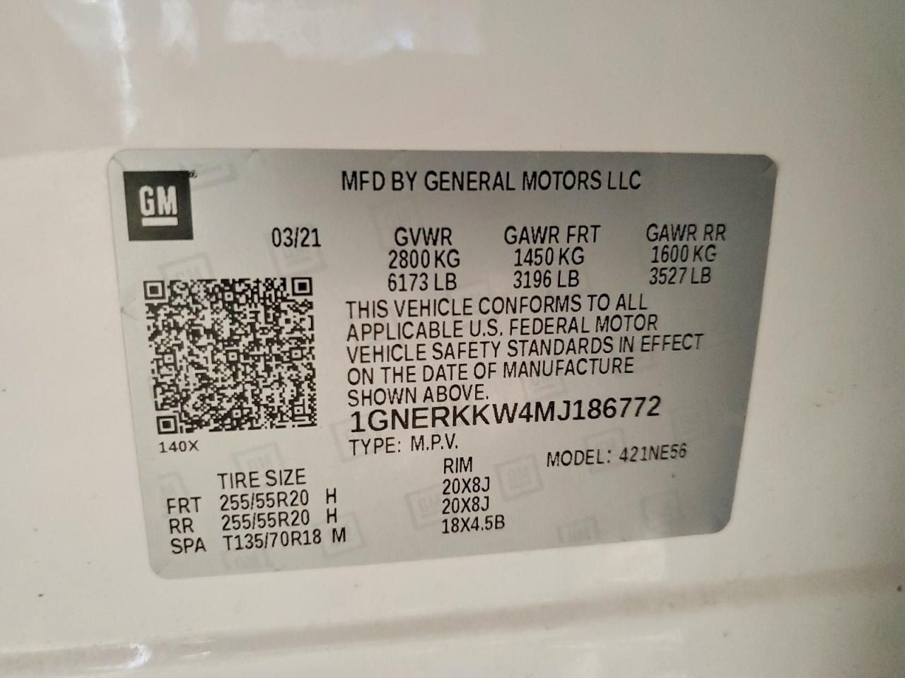 2021 Chevrolet Traverse Premier