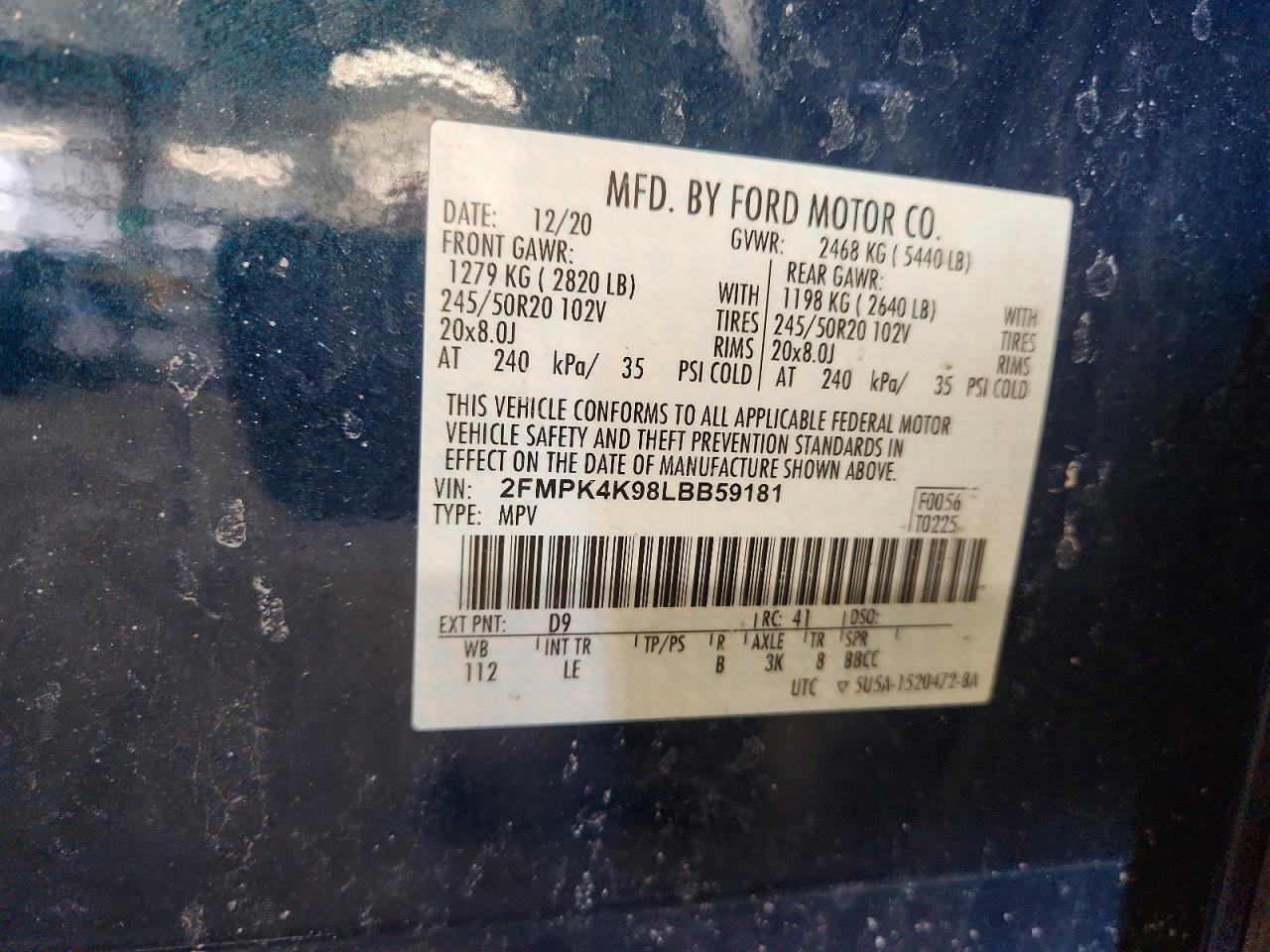 2020 Ford Edge Titanium