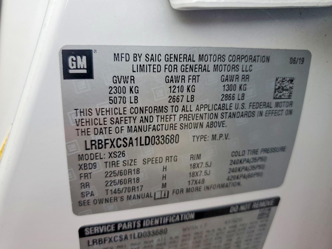 2020 Buick Envision Essence